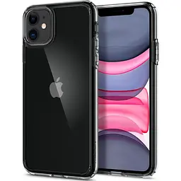 Оригінальний протиударний чохол Spigen Ultra Hybrid Crystal для iPhone 11 (6.1") Clear 076CS27185 - мініатюра 14