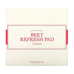 Пади для зневодненої шкіри I'm From Beet Refresh Pad з екстрактом буряка 260 мл - мініатюра 2