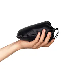 Надувна подушка-підголівник Primolux для подорожей велюрова - Dark Blue - мініатюра 5