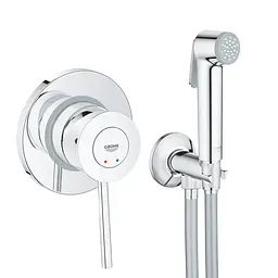 Набір гігієнічного душу прихованого монтажу Grohe Bauclassic UA2904800S, Хром