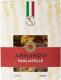 Макарони Armando Tagliatelle з твердих сортів пшениці 500 г (8005709101296)