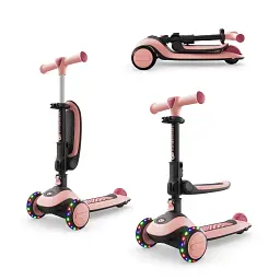 Самокат Kinderkraft Halley 2 Rose Pink (KRHALL02PNK0000) (5902533930173)