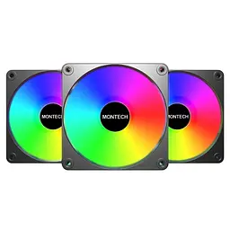 Комплект вентиляторів MONTECH GF120R V2 120MM ARGB PWM 3 Pack (B)