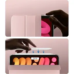 Чохол-книжка BeCover Tri Fold Hard для Apple iPad Mini 7 2024 Rose Gold (712456) - мініатюра 3