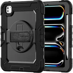 Чохол ArmorStandart Panzer для Apple iPad Pro 11` (2024-2025) Black (ARM82527) [135041]