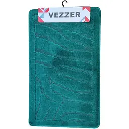 Набір килимків для ванної Vezzer Standart 60x100 та 60x50 см темно-зелений (VZS5520ZEBRA) - мініатюра 2