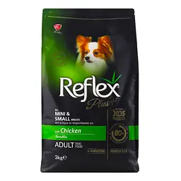 Сухий корм для собак малих порід Reflex Plus з куркою 3 кг - мініатюра 2