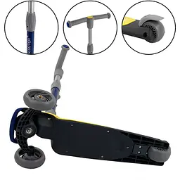 Триколісний самокат Best Scooter ЦБ-00245762 жовтий - мініатюра 7