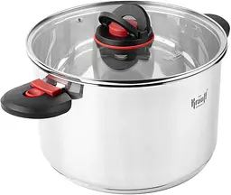 Каструля з кришкою Krauff 26-303-022 6.1 л 24 см срібляста - мініатюра 2