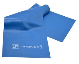 Стрічка-еспандер для фітнесу та реабілітації U-POWEX Fitness band 0.4мм. (6.8 кг) Blue (UP_1007_Blue) - мініатюра 5