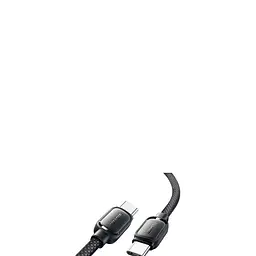 Кабель Essager Breeze USB Cable Type C to Type C 1M 100W Black - мініатюра 2