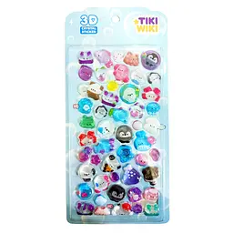Набір 3D-наліпок Тікі море S2 Tiki Wiki 25ESE009-08 серії Crystal