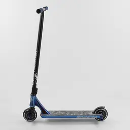 Самокат трюковий Best Scooter 69х12.5х93 см Чорно-синій 000231444 - мініатюра 4