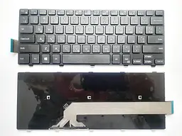 Клавіатура для ноутбуків Dell Latitude 3450, 3460, 3470, 3480 чорна без рамки RU/US