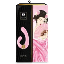 Вібратор-кролик Shunga Miyo Light Pink - мініатюра 6