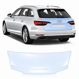 Антигравійна захисна бронеплівка за лекалами для Audi A4 B9 2015-2019 - зона кришки багажника
