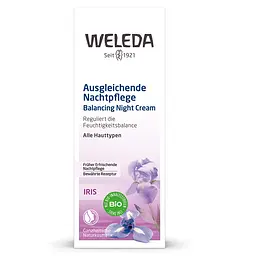 Зволожуючий нічний крем Weleda Ірисовий, 30 мл (008026DE) - мініатюра 2