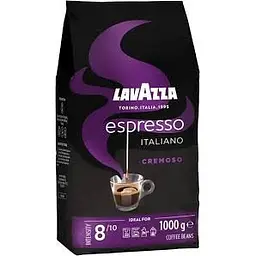 Кава в зернах Lavazza Espresso Italiano Cremoso 1кг