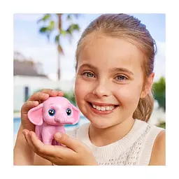 Інтерактивна іграшка Pets & Robo Alive Mama & Baby Surprise S1 Мама слониха з сюрпризом (9570) - мініатюра 7