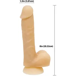 Фалоімітатор Addiction - David 8 silicone Dong - мініатюра 2