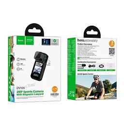 Екшн камера Hoco DV105 sports camera Black - мініатюра 2