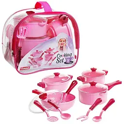 Ігровий набір ЮНІКА Cooking Set 9 пр. Рожевий (IG-173-N-667) - мініатюра 2