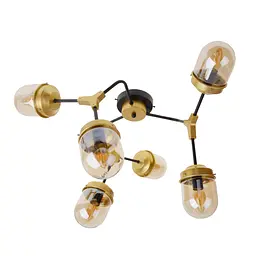 Люстра Brille стельова сучасна Е14 40W G (BL-804C/6)