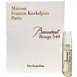 Парфумована вода оригінал Maison Francis Kurkdjian Baccarat Rouge 540 2 мл