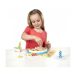 Ігровий набір Melissa & Doug дерев'яний День народження-торт (MD10511) - мініатюра 2