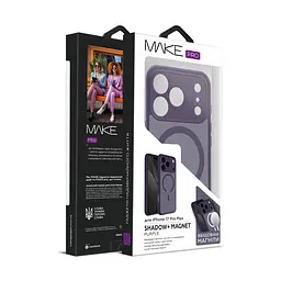 Чохол MAKE Apple iPhone 17 Pro Max Shadow+ Magnet Purple