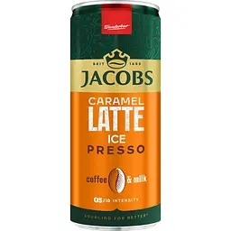 Напій молочний з кавою Jacobs Ice Presso Caramel Latte 12x250 мл