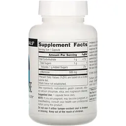 Натуральна добавка Source Naturals D-манноза 500 мг 60 капсул - мініатюра 2