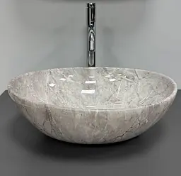 Умивальник VBI Parma накладний 41.5x33.5 см stone glossy VBI-011027 - мініатюра 6
