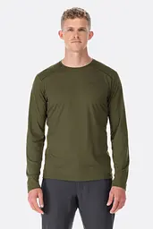 Футболка чоловіча Rab Force LS Tee Man M Оливковий