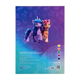 Кольоровий папір Kite А4 неоновий My Little Pony (10 аркушів/ 5 кольорів) (LP24-252) - мініатюра 4