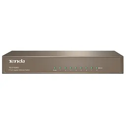 Комутатор TENDA TEG1008D 8port 10/100/1000 BaseTX, desktop, метал - мініатюра 2