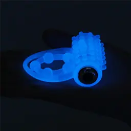 Віброкільце для члена Lumino Play Vibrating Penis Ring, світиться у темряві LOVETOYS 66-LV343216 103657 - мініатюра 4