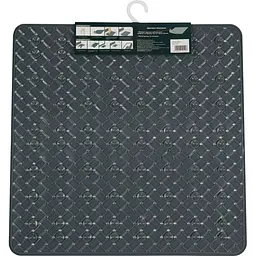 Килимок для душу квадратиний Eco Fabric Лоза 50х50 см сірий (5050-001) - мініатюра 4