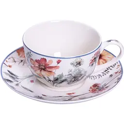 Столовий сервіз Yiwu на 6 персон порцеляновий Fleur HP-HK-5 - мініатюра 2