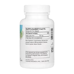 Засіб для метаболізму глюкози Альфа-ліпоєва кислота Thorne (Alpha-Lipoic Acid) 60 капсул - мініатюра 2