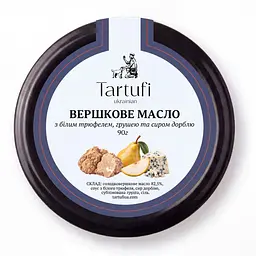 Вершкове масло з білим трюфелем, грушею та сиром дорблю, 90г - мініатюра 3