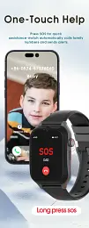 Смарт-годинник дитячий Wonlex CT27 Original Годинник-телефон з відеодзвінком GPS і SIM-картою, геопаркан (19534) - мініатюра 4