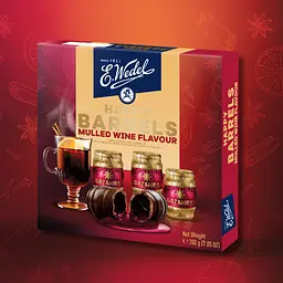 Цукерки E.Wedel Happy Barrels Mulled Wine Flavour 200 г