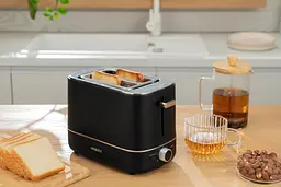 Тостер Ardesto T-F420B 800 Вт пластик 2 слоти чорний - мініатюра 6