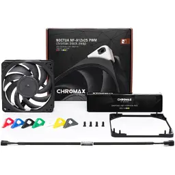 Кулер до корпусу Noctua REDUX (NF-A12x25 PWM CHROMAX. BLACK. SWAP) - мініатюра 3
