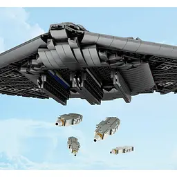 Конструктор Reobrix Стелс-бомбардувальник B2 на підставці (33038) [171525] - мініатюра 7