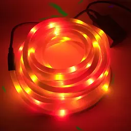 Світлодіодна вулична гірлянда шланг Leds Дюрлайт LTL10 метрів мульти кольоровий 180 Ламп 8 режимів - мініатюра 5