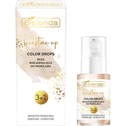 Освітлююча база під тональний крем 3 в 1 Bielenda Boost Me Up Color Drops 15 мл - мініатюра 2