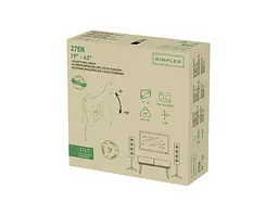 Кріплення ТВ з кутом нахилу Simpler 27EN 19-43 KSL teh0013010 - мініатюра 9