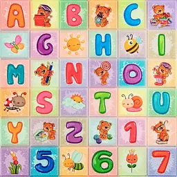 Набір стінових панелей 3D Sticker Wall 700х1400х4 мм Алфавіт 2 шт. SW-00002352 - мініатюра 2